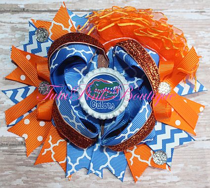 Hair Bow Boutique Over The Top Florida Gators Football