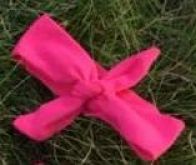 Headband Knotted Hot Pink