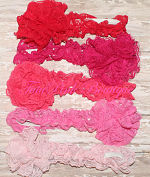 Headband Lace Red, Hot Pink, Strawberry, Watermelon, Baby Pink